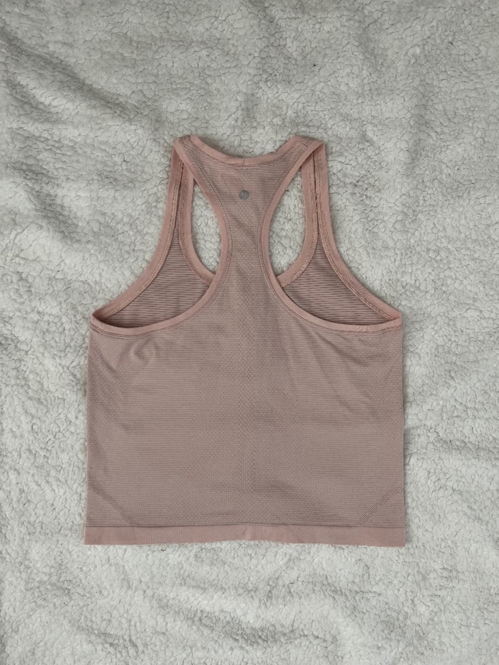 lululemon swiftly tank top light pink activewear athletic size 8